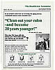 Healthview Newsletter #1 Interview with VE Irons - Clean out your Colon, July 83