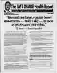 Healthview Newsletter #10 Interview with VE Irons - Last chance Health Report